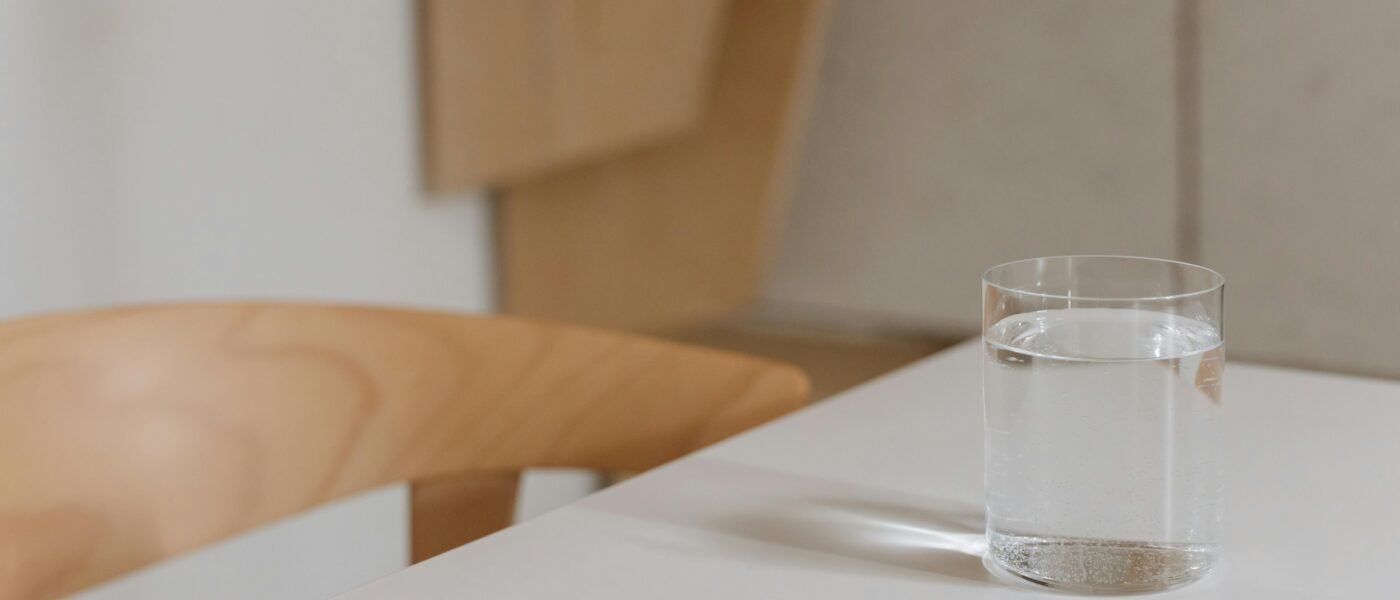 Glass of water